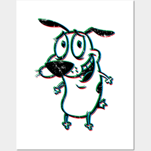 Courage the cowardly dog Posters and Art